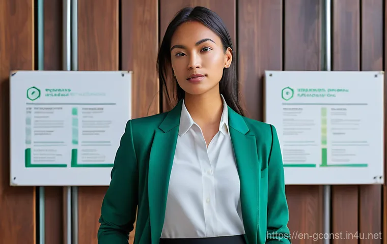 친환경건설기사 자격증 준비 기간 - **Prompt:** A diverse young professional, wearing modern, smart-casual business attire (e.g., a well...