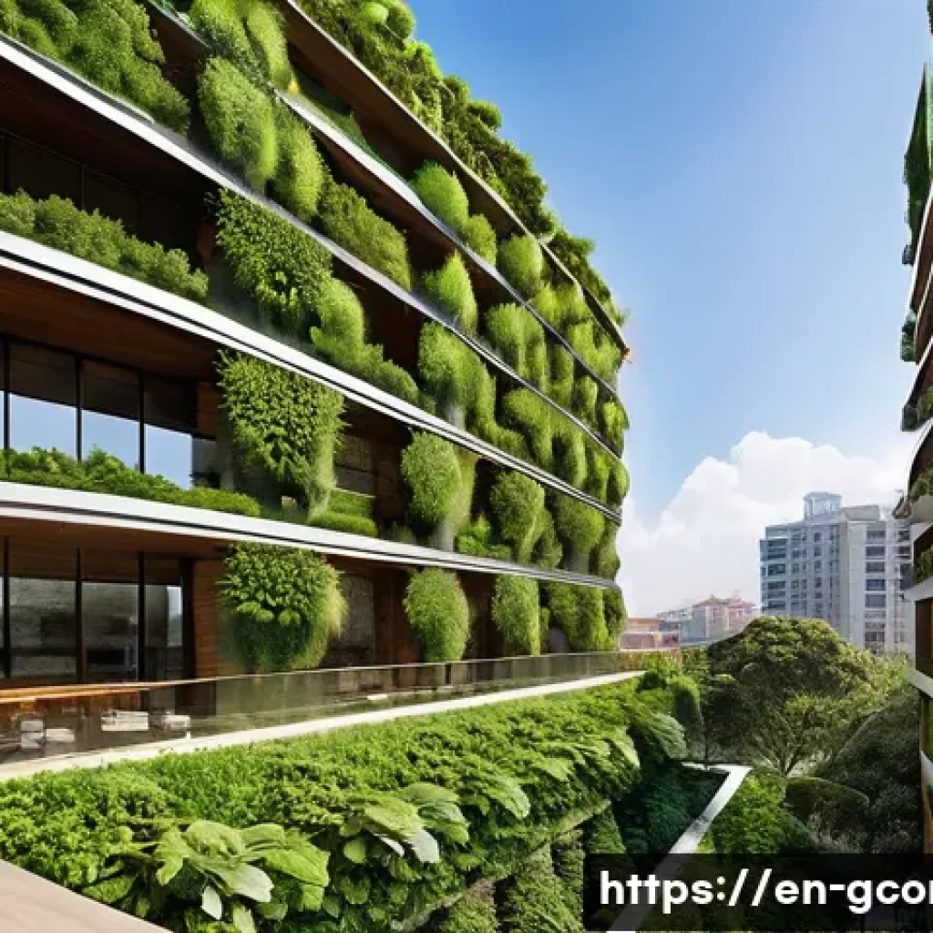 친환경건설기사와 친환경 도시계획 사례 - **Prompt 1: Bio-Integrated Skyscraper with Dynamic Living Facade**
"A majestic, cutting-edge sky...