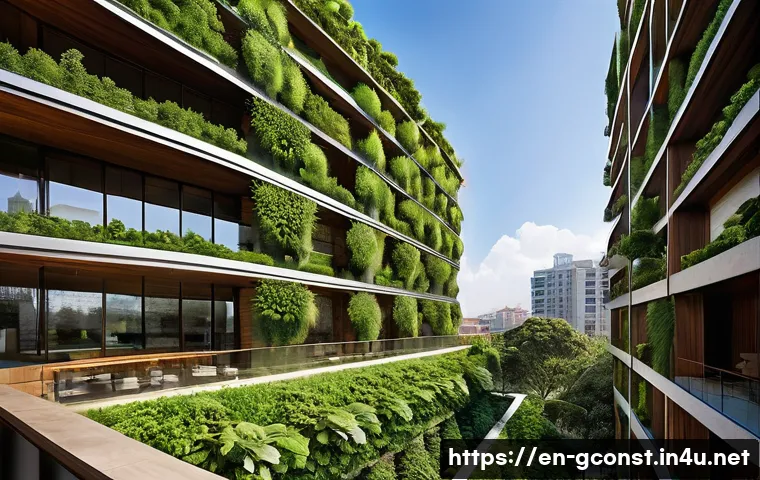 친환경건설기사와 친환경 도시계획 사례 - **Prompt 1: Bio-Integrated Skyscraper with Dynamic Living Facade**
"A majestic, cutting-edge sky...